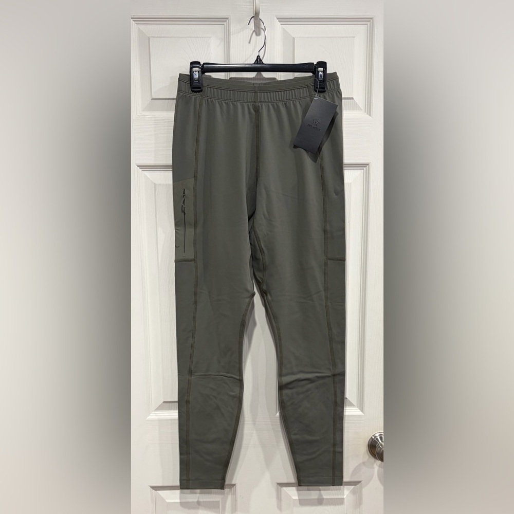 Arc’teryx Men's Large Rho LT Bottom Forage Green NWT Thermal Base Layer